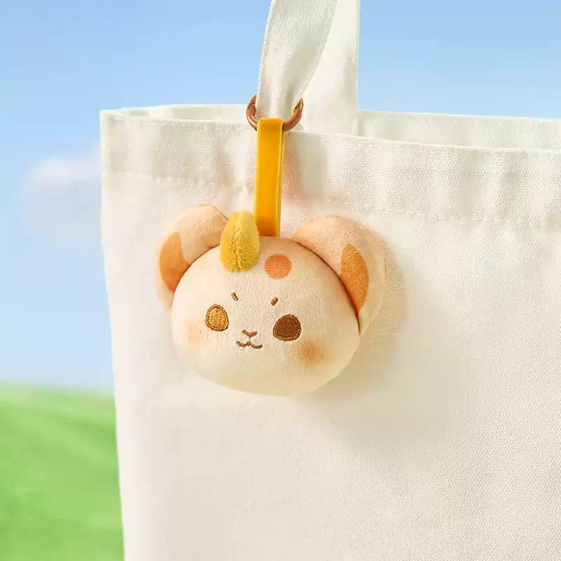 Fabulous beasts adorable plush bag charms with animal designs, two hidden styles.