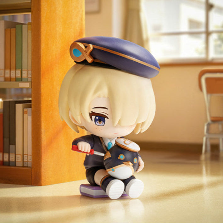 Genshin Impact Pop Mart Academy's Light & Shadow Poetry Chibi Figure Freminet