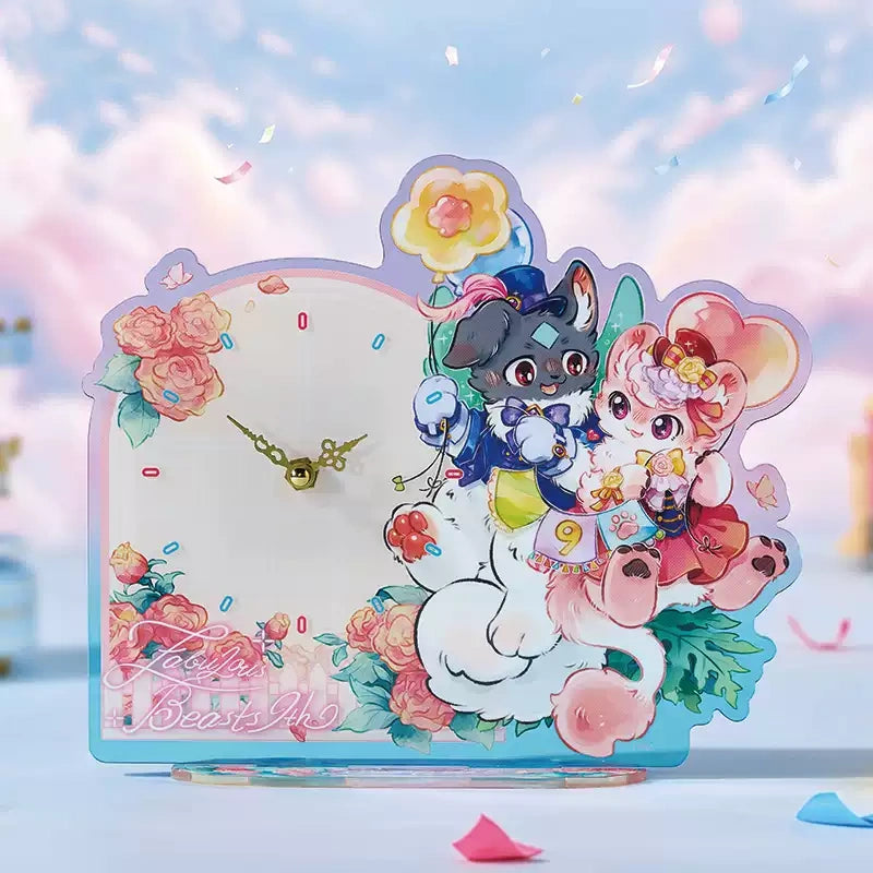 Fabulous Beasts 9th Anniversary Series  Acrylic Clock