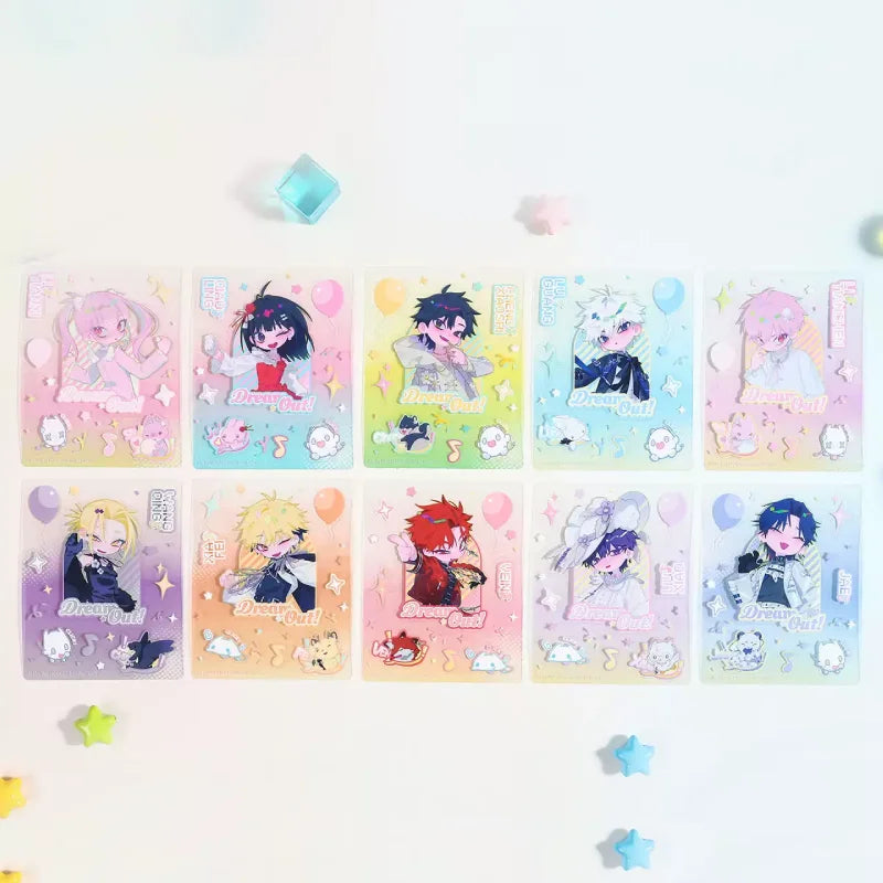 Link Click Dream Out! Q-version Photo Card Set