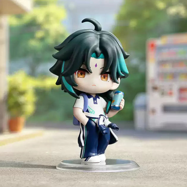 Genshin Impact Academy's Light&Shadow Poetry Chibi Figure Xiao Rhythm of the Breeze