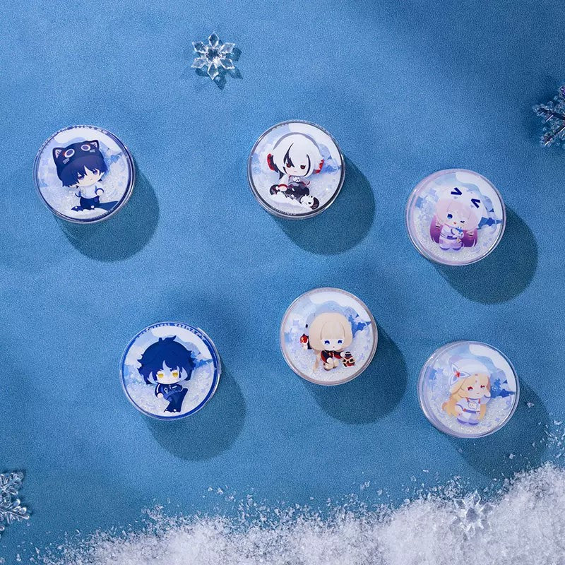 Genshin Impact Aurora Party Glitter Phone Stand