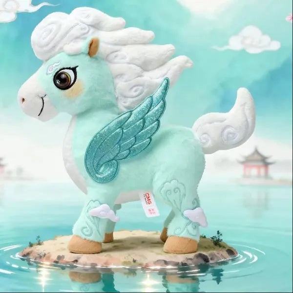 Pegasus plush toys modeled after the Pegasus of the Han Dynasty