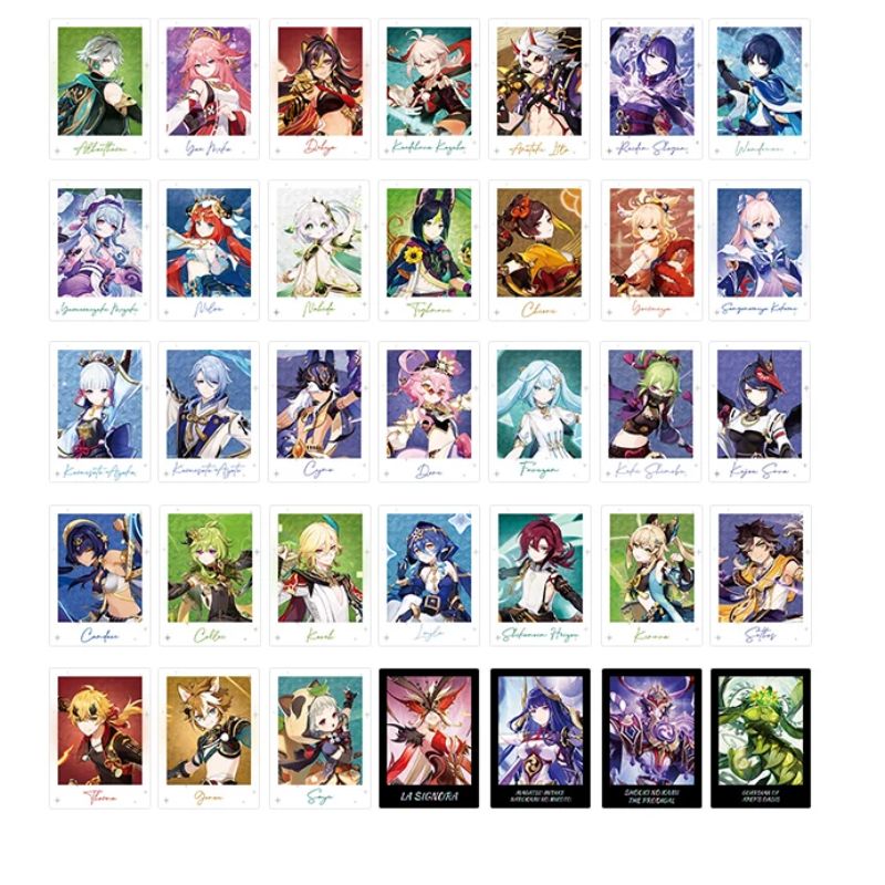 Genshin Impact Teyvat Adventure Collectible Card Gift Box