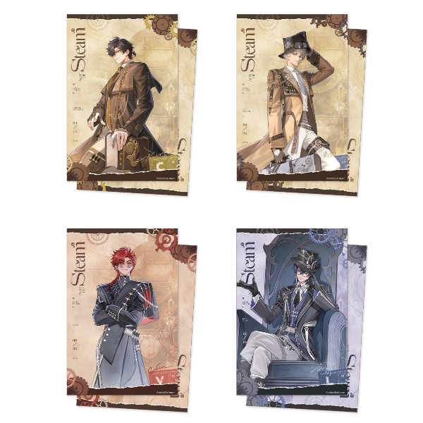 Pre-order Link Click Steam Age Hot Stamped Touch Card Set