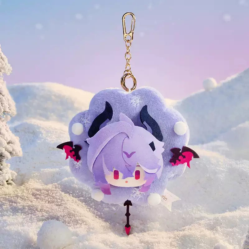 Genshin Impact Leisurely Winter Plush Keychain Durin
