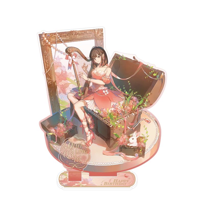 Link Click Qiao Ling Birthday  acrylic standee