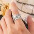 Link Click Time Link Combination Ring Set