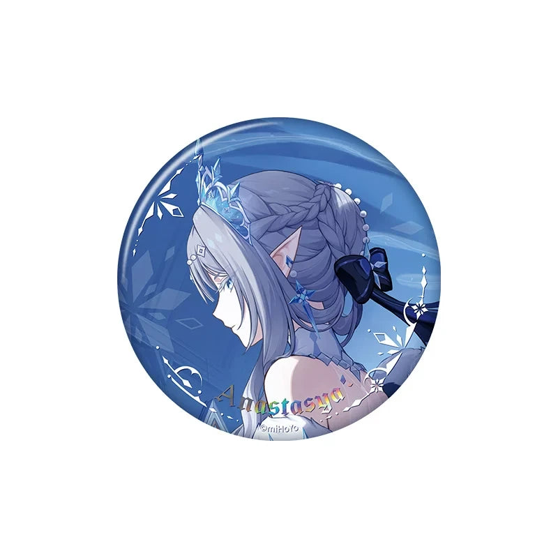Genshin Impact Everwinter Without Mercy Series Snezhnaya Merch Badge Acrylic Charm