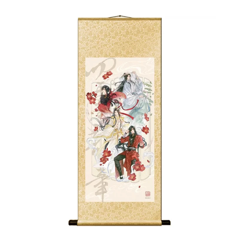 Heaven Official’s Blessing Four Spirits Series Hanging Scroll Painting
