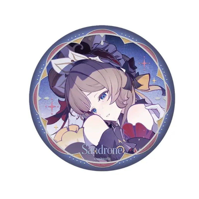 Genshin Impact Sandrone What Reflect Itself in Mirror Walerz Series Merch Badge Postcard