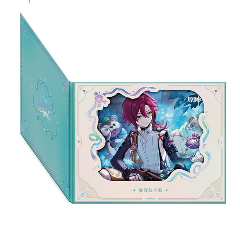 Pre-order Genshin Impact Flip Style Flower Window Colored Paper  Day of Destiny  Birthday Series