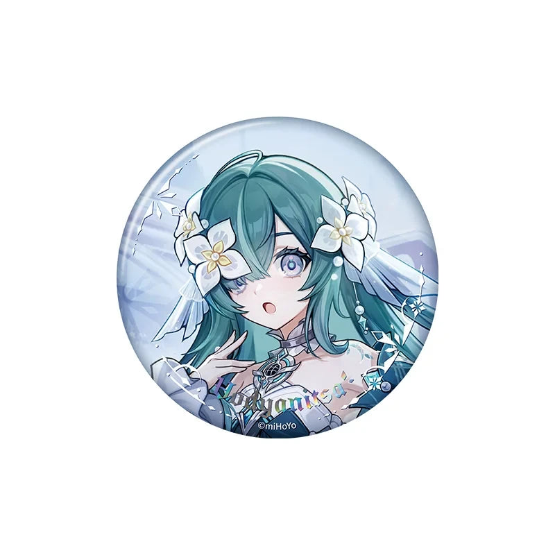 Genshin Impact Everwinter Without Mercy Series Snezhnaya Merch Badge Acrylic Charm