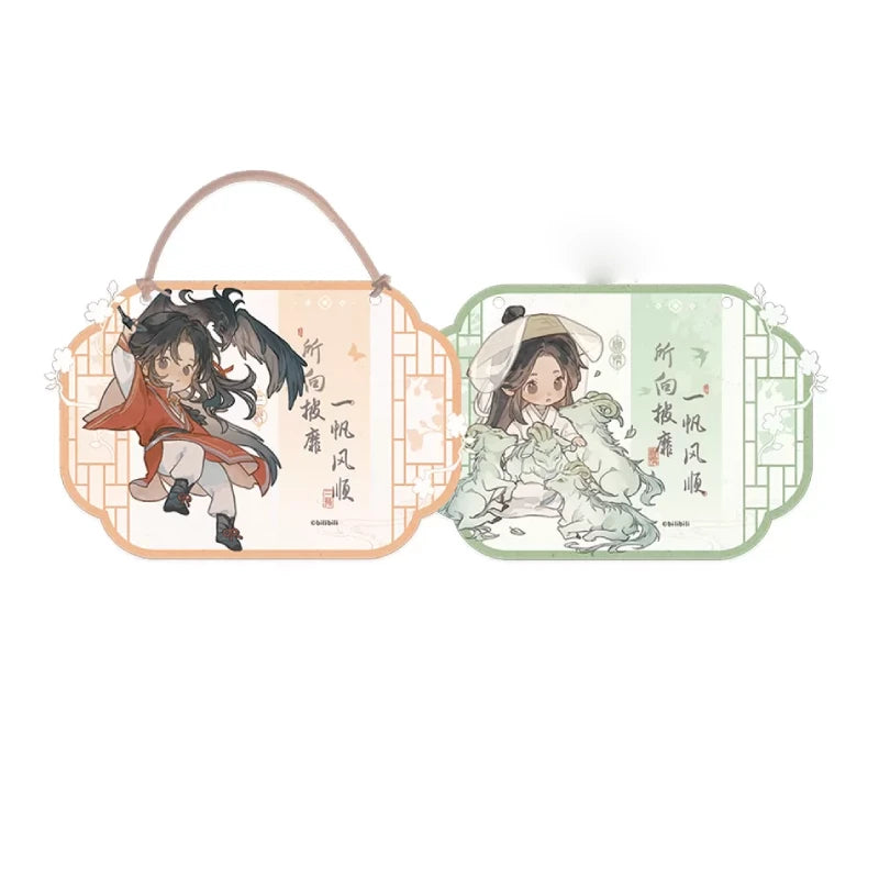 Heaven Official’s Blessing Four Spirits Series Badge Set Hanging Scroll Display Dice Standee