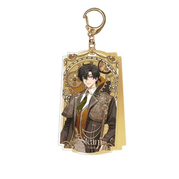 Pre-order Link Click Steam Age Mirror Acrylic Pendant