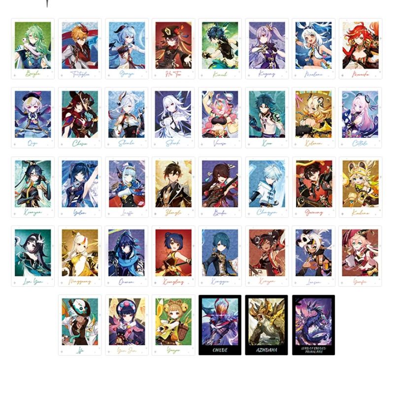 Genshin Impact Teyvat Character Collectible Card Gift Box