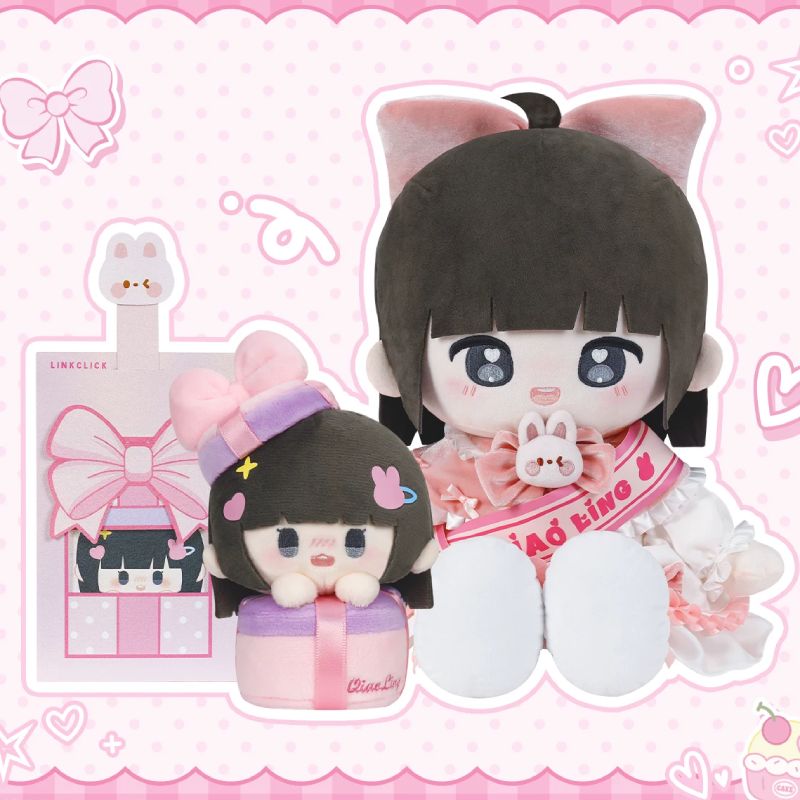 Pre -order Link Click Qiao Ling birthday plush doll & keychain