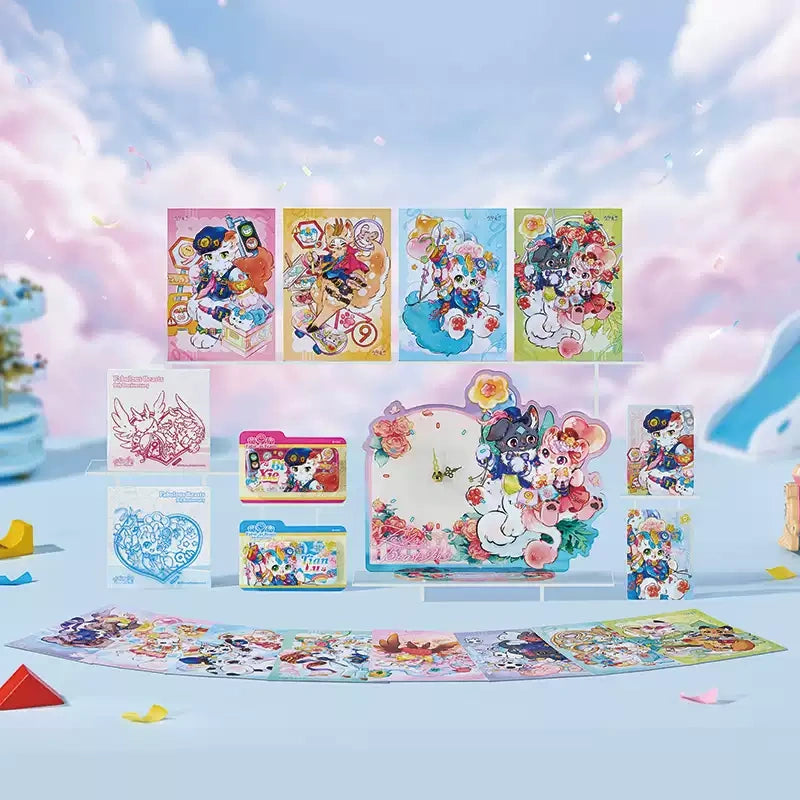 Fabulous Beasts 9th Anniversary Series Badge Mini Card Acrylic Clock Stickers & Postcard Set