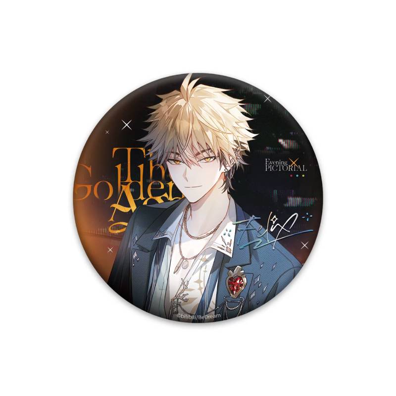 Link Click The Golden Age 75mm Badge