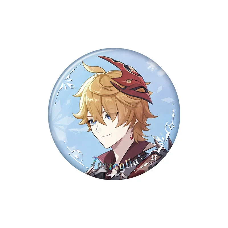 Genshin Impact Everwinter Without Mercy Series Snezhnaya Merch Badge Acrylic Charm