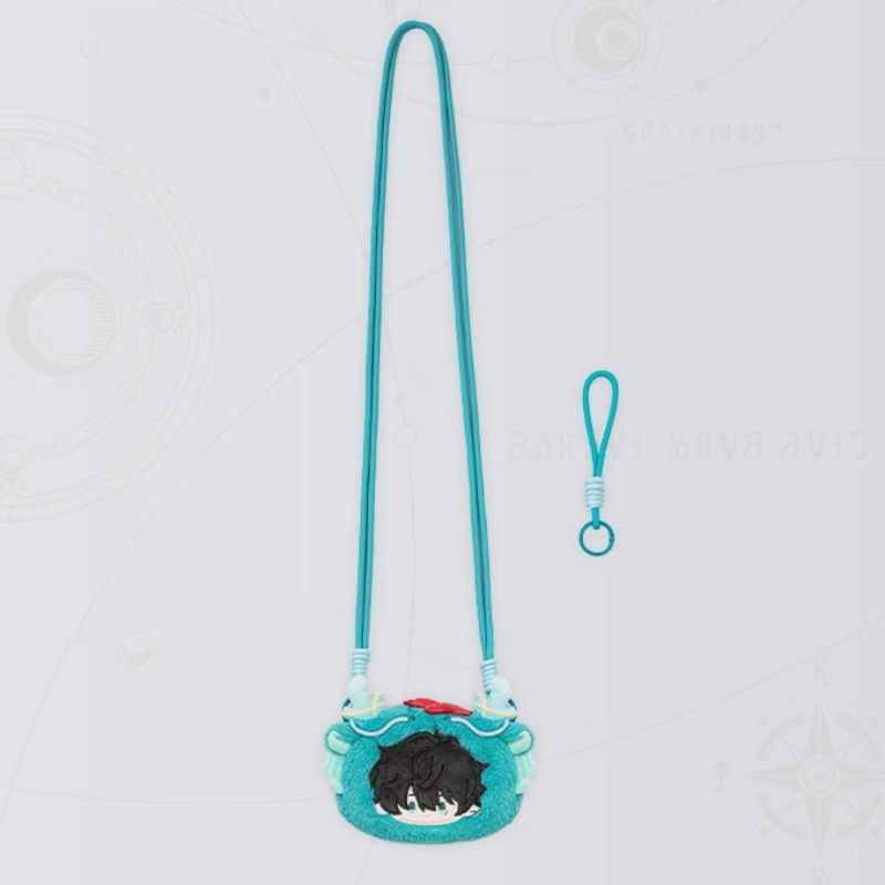 Honkai:Star Rail Q=version Dan Heng plush crossbody purse