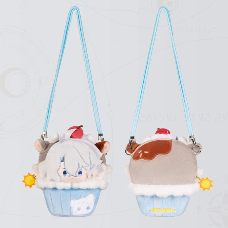 Honkai Star Rail Big Head Plush Crossbody Phone Bag  