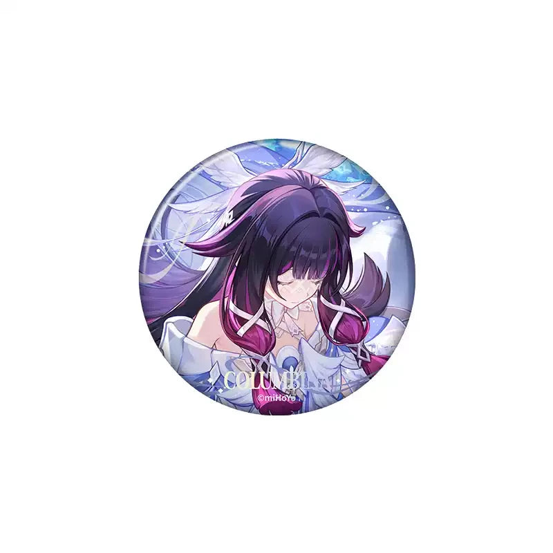 Genshin Impact A Traveler on a Winter's Night Series Badge  Columbina
