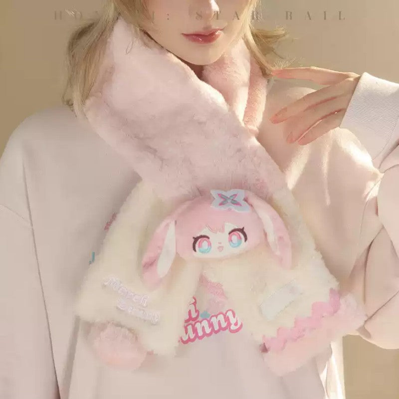 Honkai: Star Rail Fluffy Across the Blue Series Plush Scarf March 7th Sunday