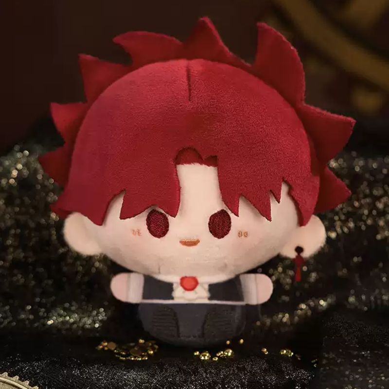 Link Click Crowning Bell Cute Round Plush Pendant