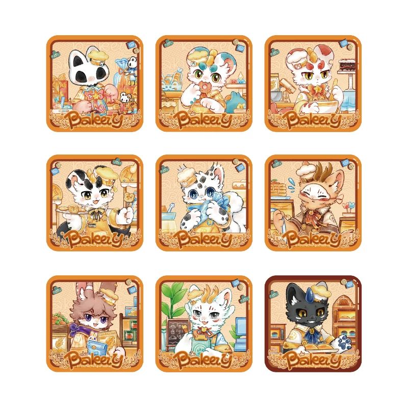 Fabulous Beasts Blind Box Format: 8 regular designs + 1 rare hidden edition (Diting, 1:100 pull rate), full set has no repeats