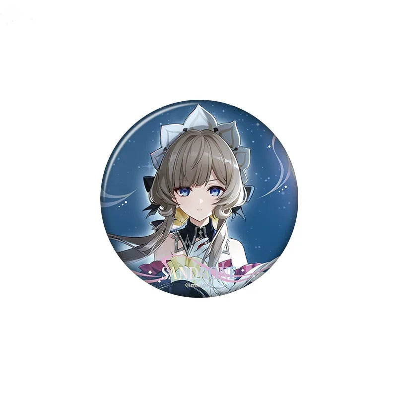 Genshin Impact A Traveler on a Winter's Night Series Badge  Sandrone