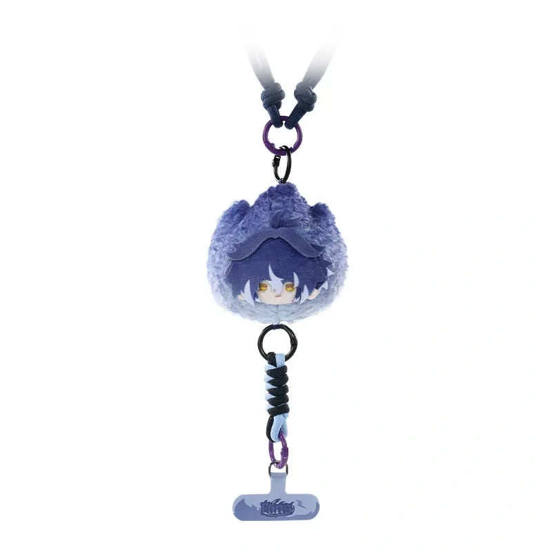 Genshin Impact Aurora Party Series Plush Phone Strap Round Charm Wanderer Sandrone
