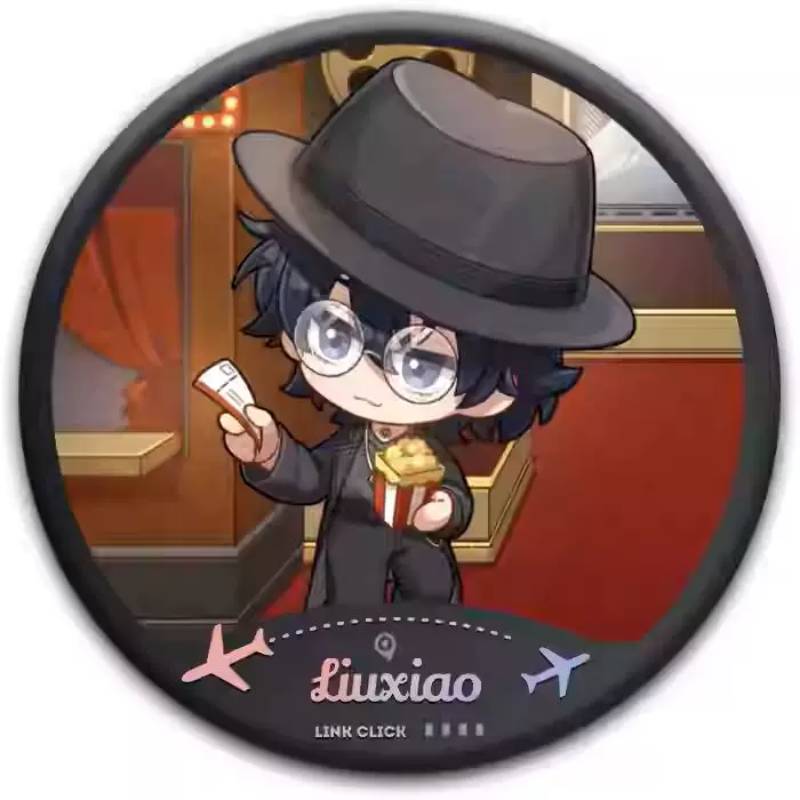 Link Click Q version badge -Liu Xiao