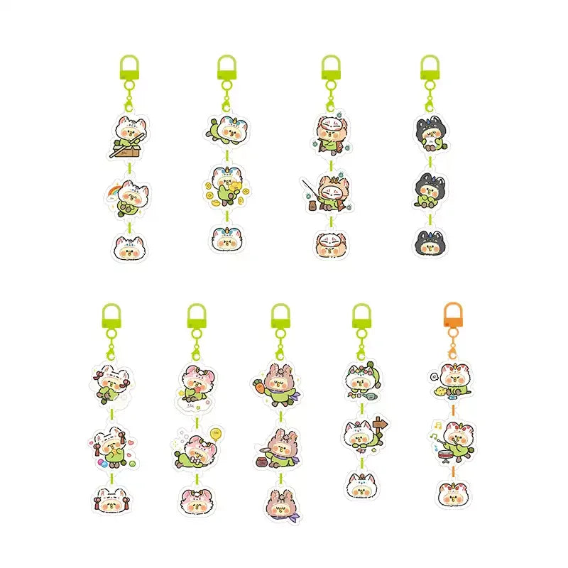 Fabulous Beasts Little Parrot BEBE Acrylic Pendant
