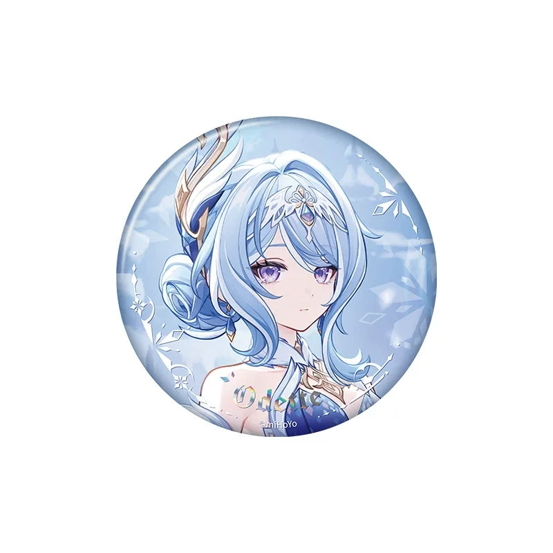 Genshin Impact Everwinter Without Mercy Series Snezhnaya Merch Badge Acrylic Charm