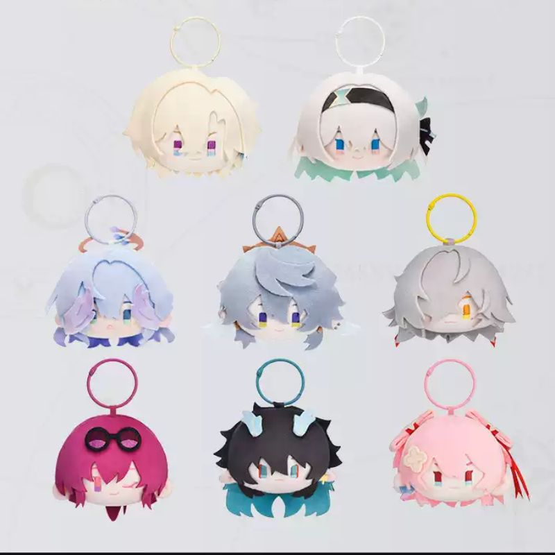 Perfect companion for every Trailblazer! Official HSR character big head plush pendant