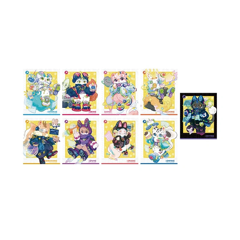 Fabulous Beasts Stellar Drift Instant Photo-Style Trading Cards Blind Box