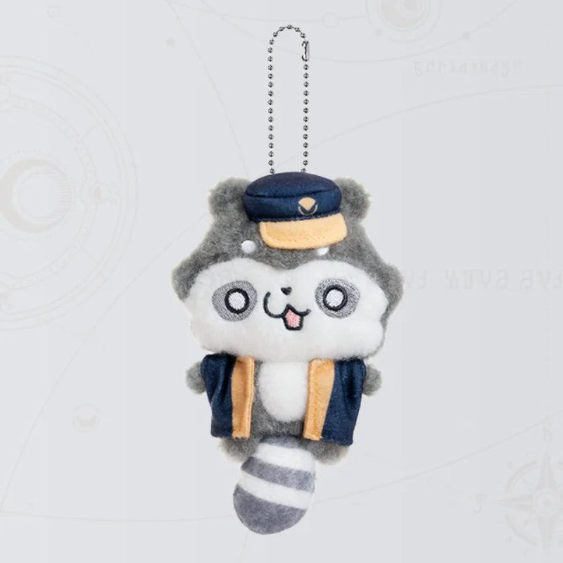 Honkai: Star Rail Fluffy Across the Blue Series Plush Keychain Baseball Raccoon
