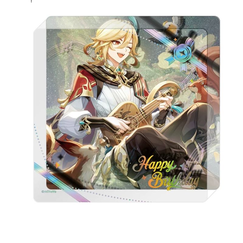 Pre-order Genshin Impact Day of Destiny  Birthday Series Thick Acrylic Coaster 2025H2
