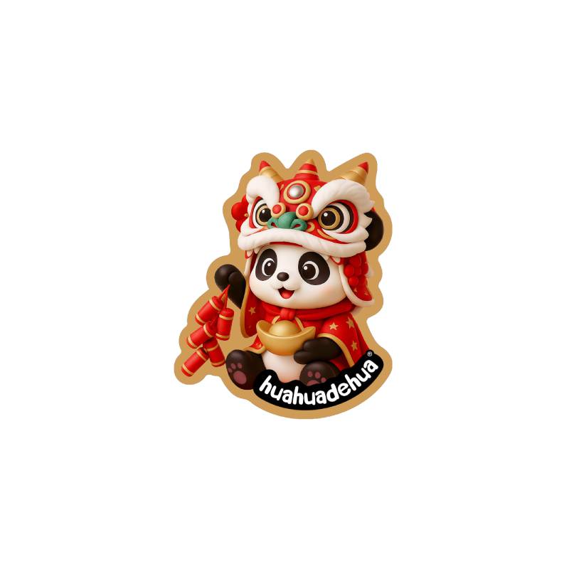 Scratch-Free Cute Panda Fridge Magnet