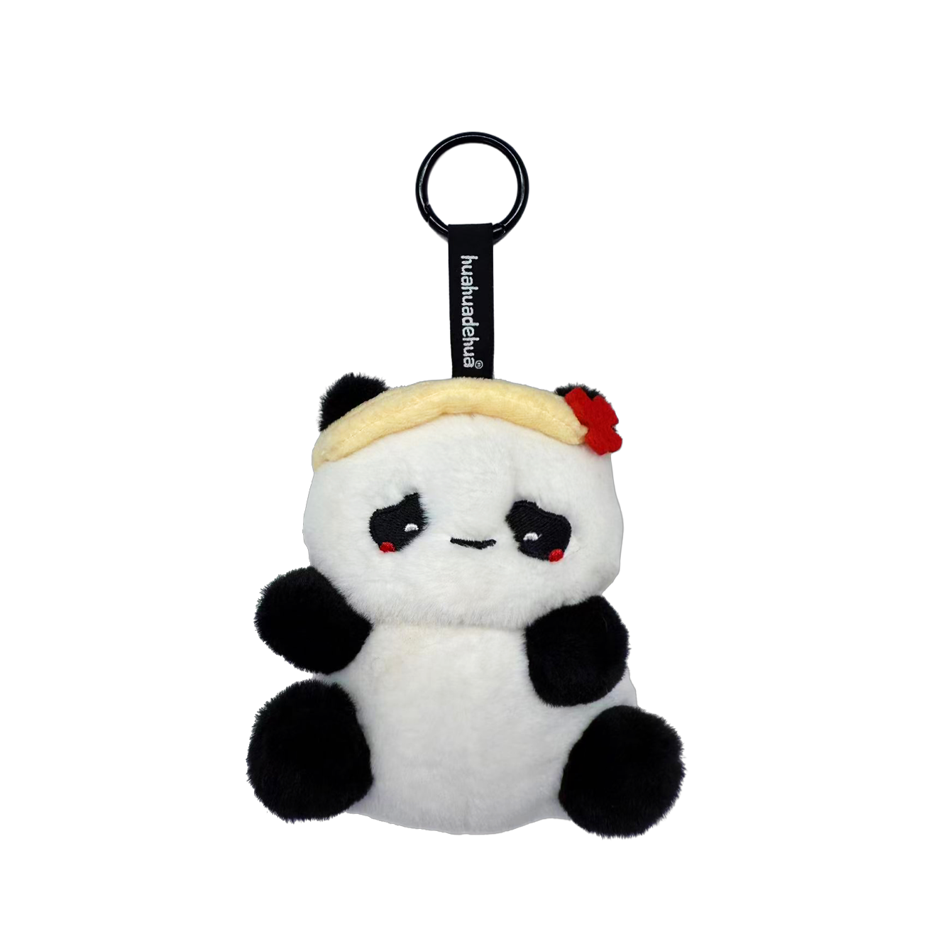 Soft Huahua Panda Keychain