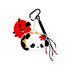 Embroidered Panda Keyring/key Chain |CPOP4U