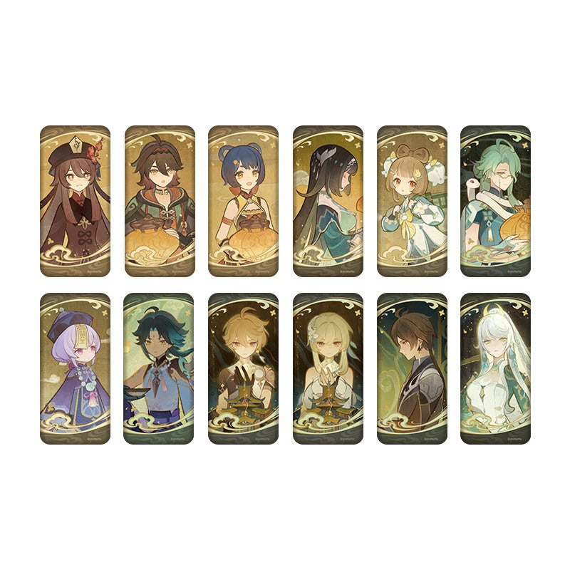 Genshin Impact Moon Amid Clouds Series Liyue Themed Paper Badge