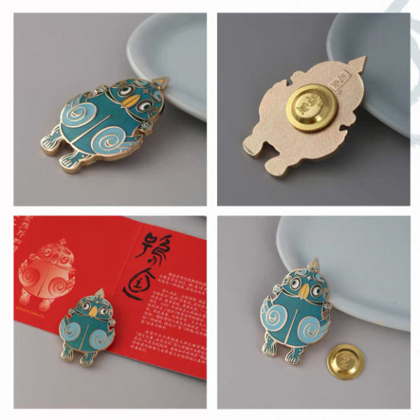 Shanxi Museum Bronze Collection Fridge Magnets Badges