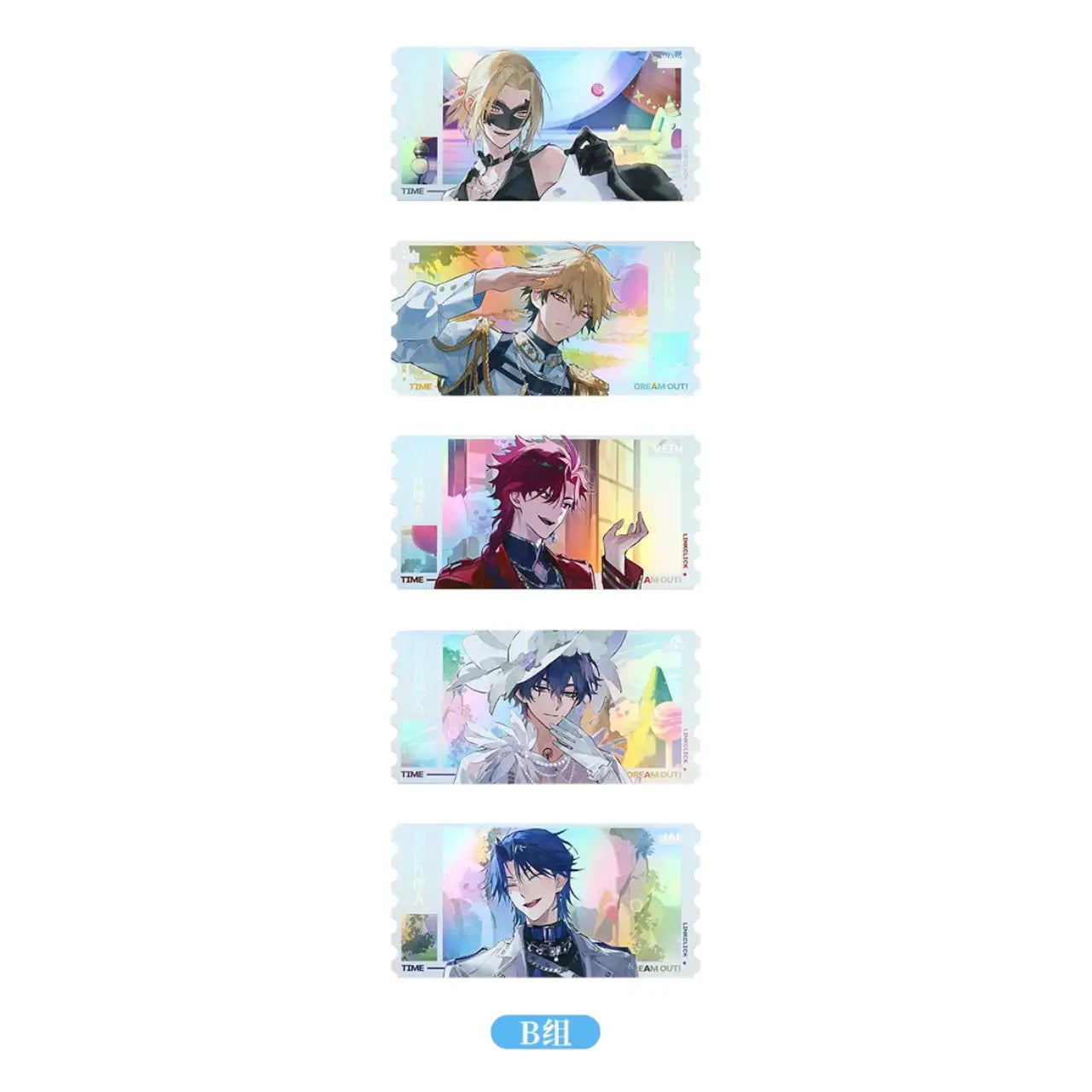 Link Click Dream Out! DEPARTURE PV Series Booklet Ticket Stub Postcard