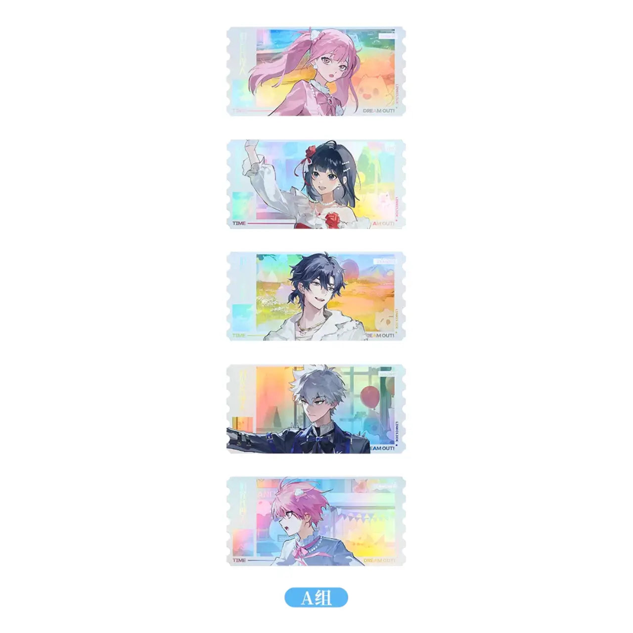 Link Click Dream Out! DEPARTURE PV Series Booklet Ticket Stub Postcard