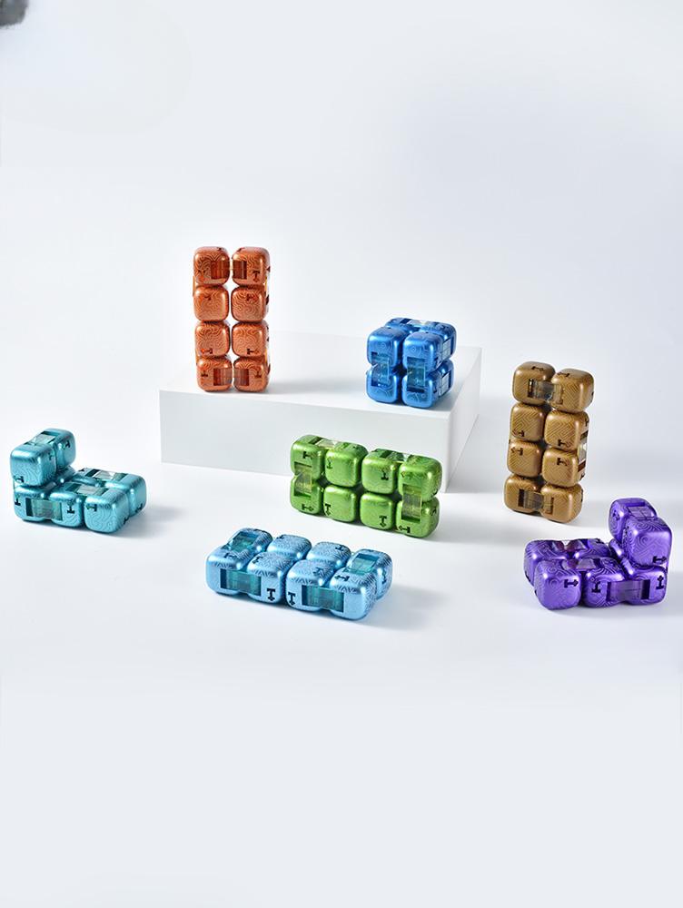 Genshin Impact Fingertip Block Puzzle Toys Hypostasis Series