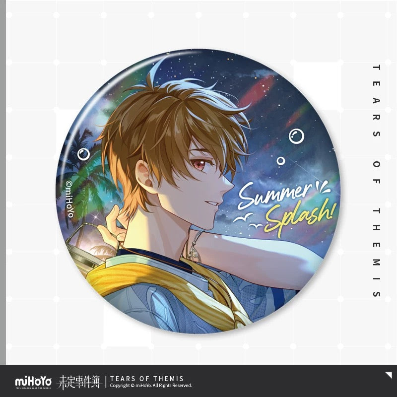 Tears of Themis Tranquil Summer Splash Series Tinplate Badge