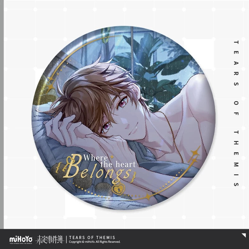 Tears of Themis Where The Heart Series Tinplate Badge