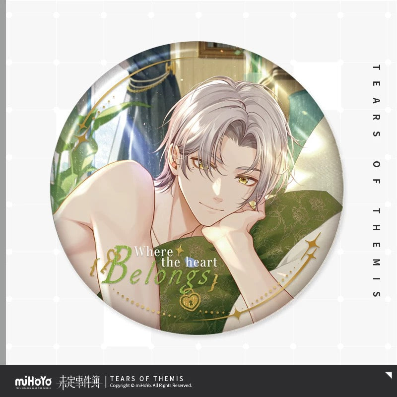 Tears of Themis Where The Heart Series Tinplate Badge